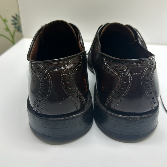 Allen Edmonds Men’s Saddle Oxfords – Brown Leather, Size 8 B - Picture 6 of 12